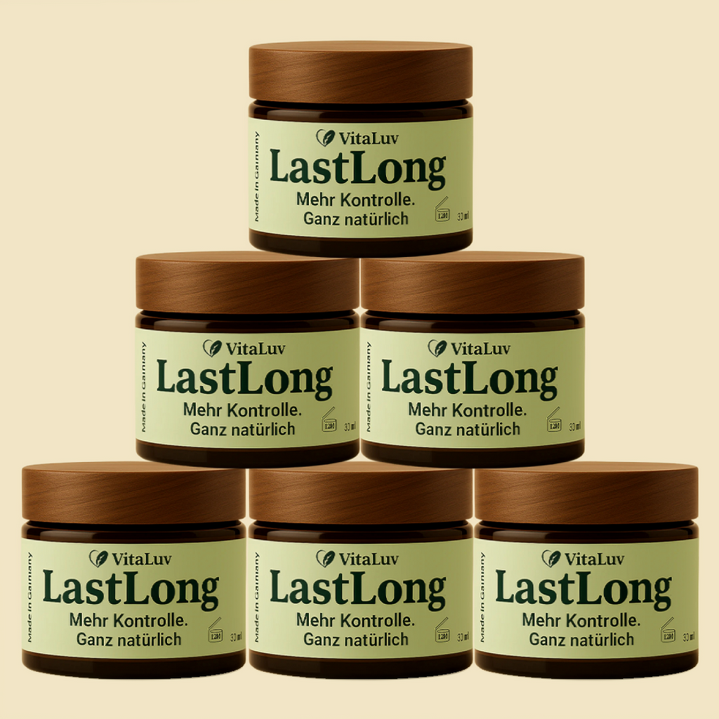 6er Set - LastLong - Natürliche Intimpflege für mehr Kontrolle während des Liebesspiels
