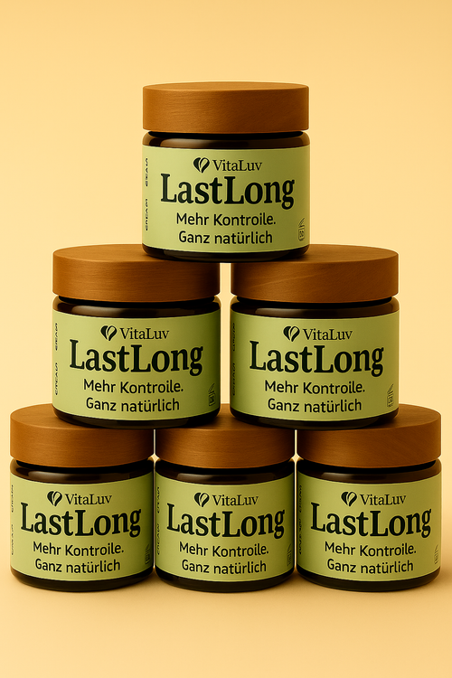 6er Set - LastLong Natürliche Intimpflege für mehr Kontrolle während des Liebesspiels